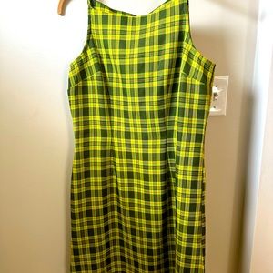Green Plaid Dress